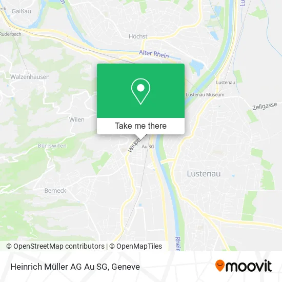 Heinrich Müller AG Au SG map