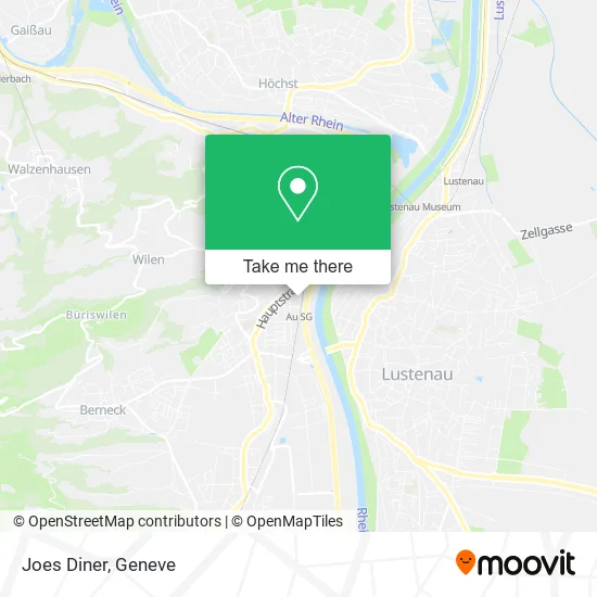 Joes Diner map