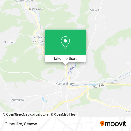 Cimetière map