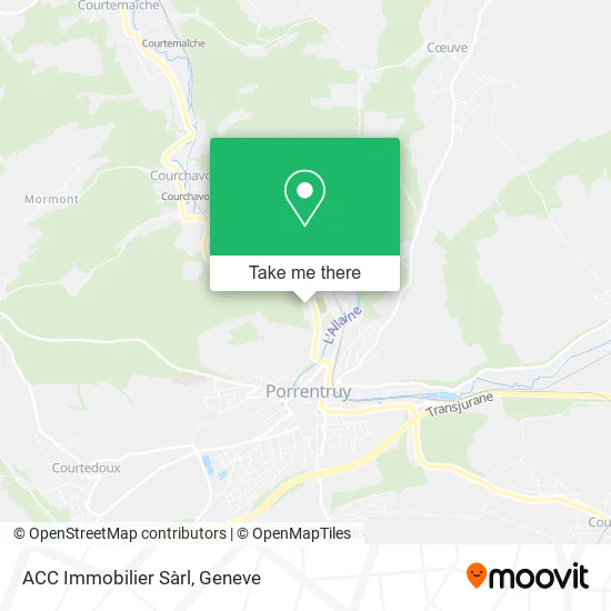 ACC Immobilier Sàrl map