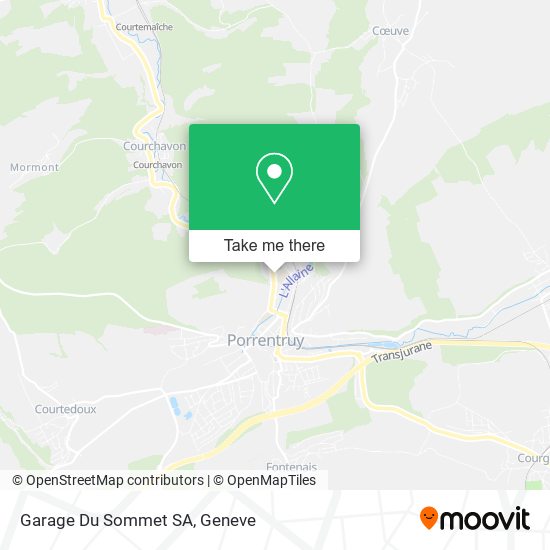 Garage Du Sommet SA map