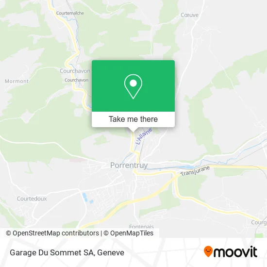 Garage Du Sommet SA map