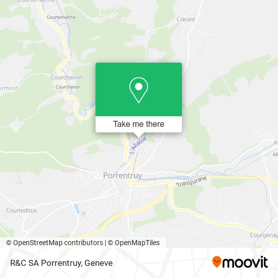 R&C SA Porrentruy map