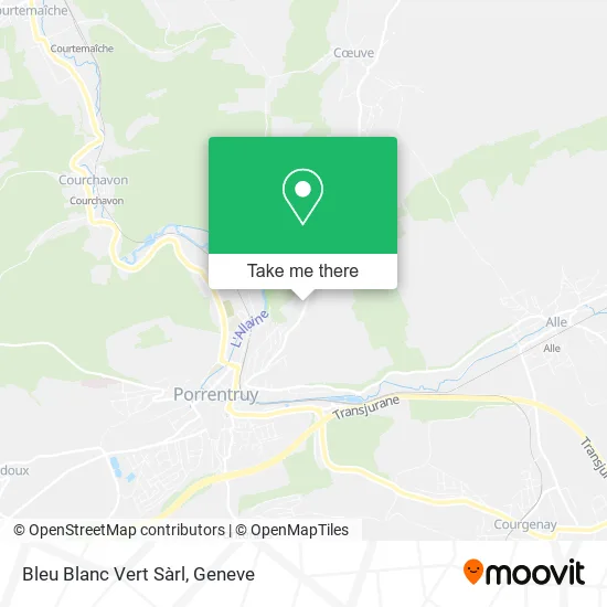 Bleu Blanc Vert Sàrl map