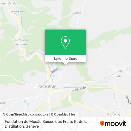 Fondation du Musãe Suisse des Fruits Et de la Distillation plan