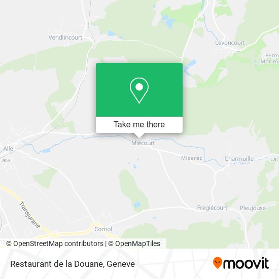 Restaurant de la Douane map