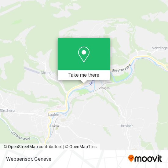 Websensor map