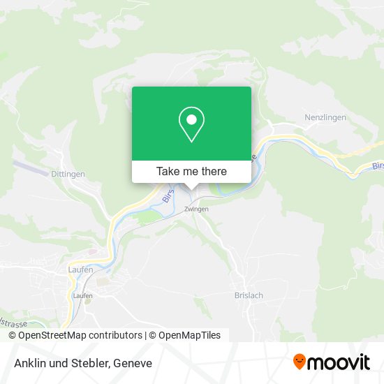 Anklin und Stebler map