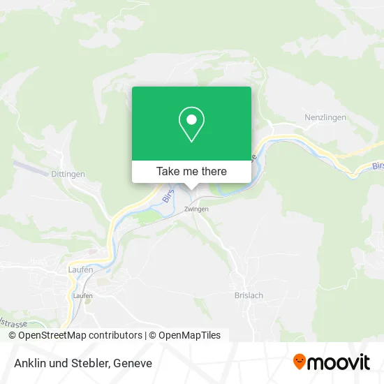 Anklin und Stebler map