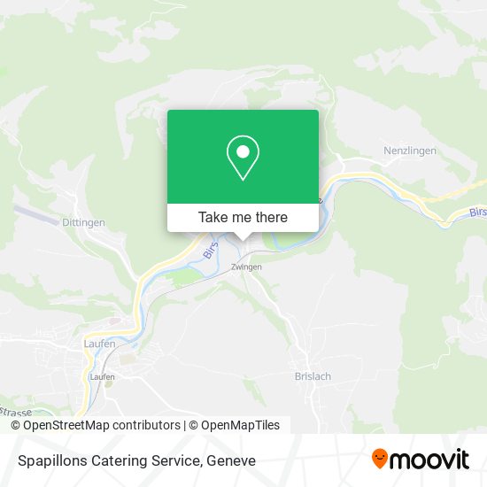 Spapillons Catering Service map