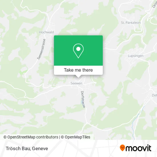 Trösch Bau map