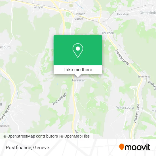 Postfinance map