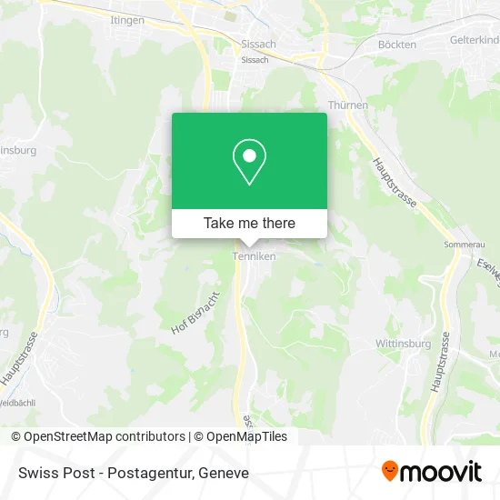 Swiss Post - Postagentur map