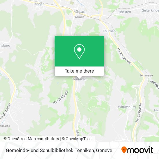 Gemeinde- und Schulbibliothek Tenniken map