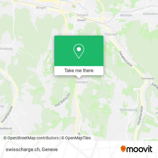 swisscharge.ch map