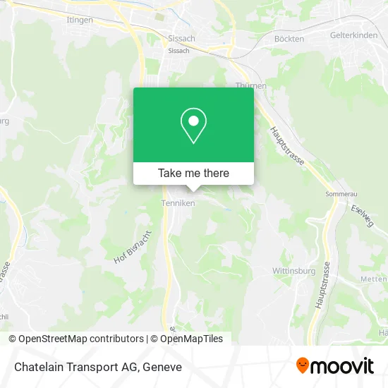 Chatelain Transport AG map