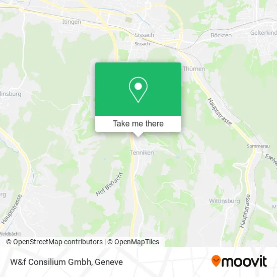 W&f Consilium Gmbh map