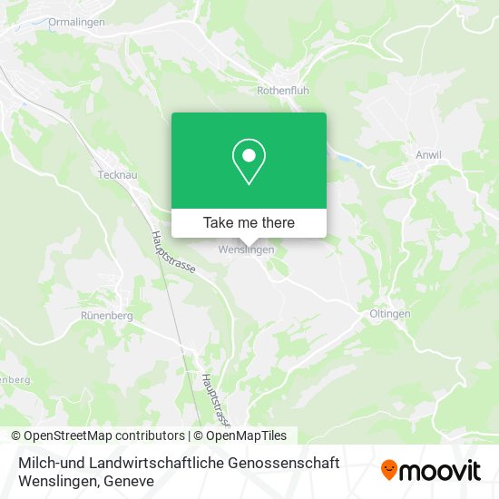 Milch-und Landwirtschaftliche Genossenschaft Wenslingen map