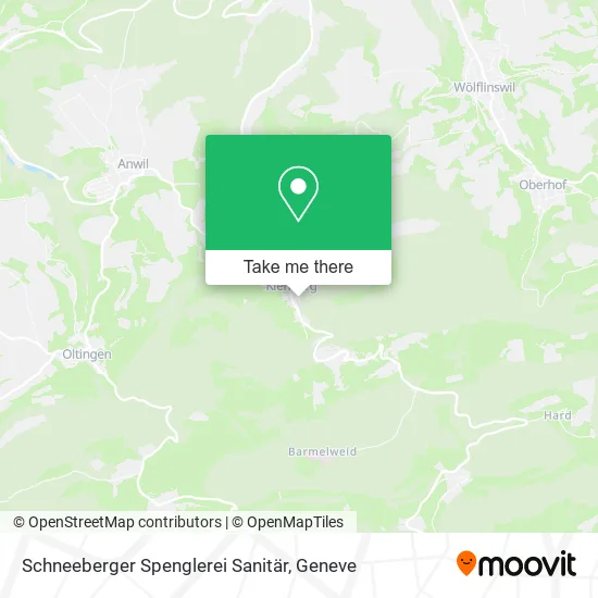 Schneeberger Spenglerei Sanitär map