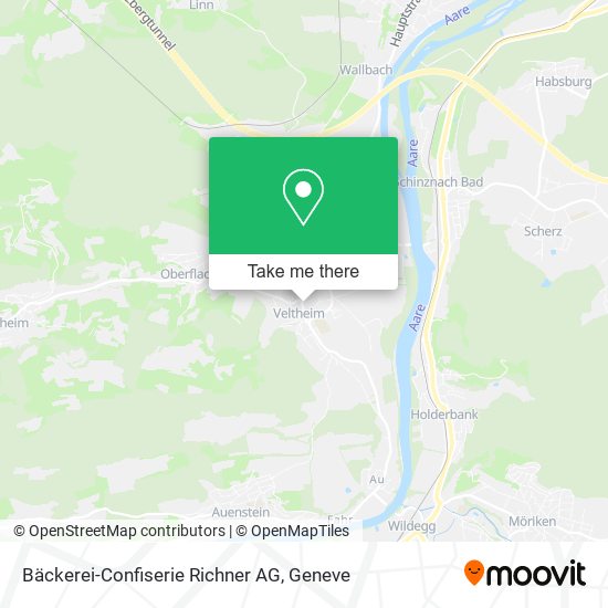 Bäckerei-Confiserie Richner AG map