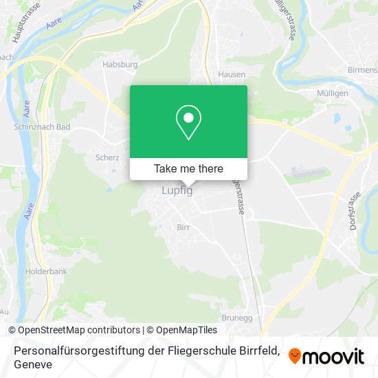 Personalfürsorgestiftung der Fliegerschule Birrfeld map