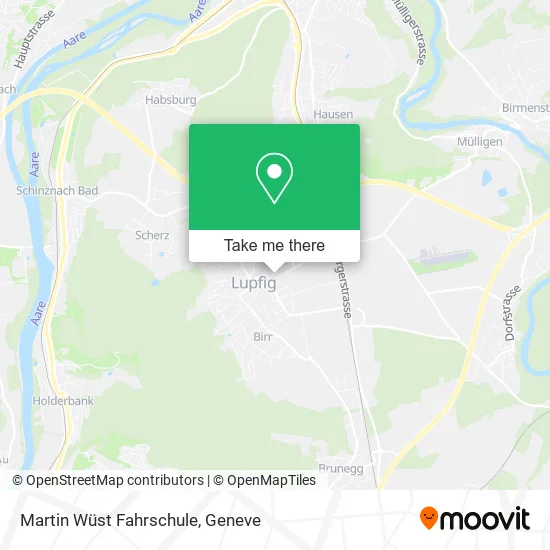 Martin Wüst Fahrschule map