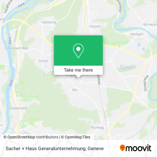 Sacher + Haus Generalunternehmung map