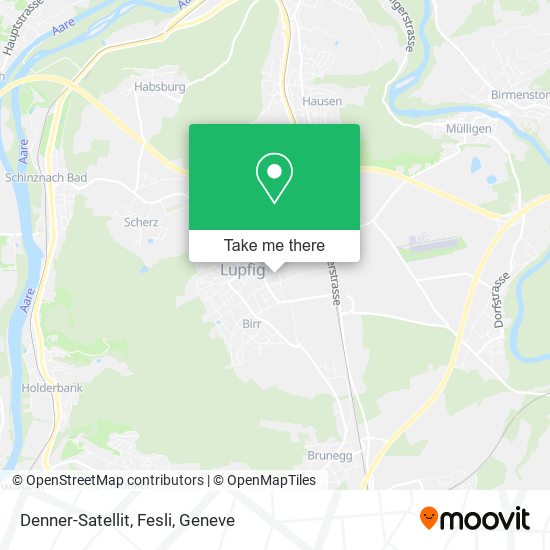 Denner-Satellit, Fesli map