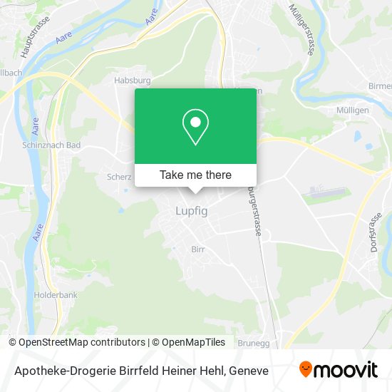 Apotheke-Drogerie Birrfeld Heiner Hehl map