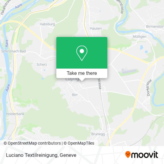 Luciano Textilreinigung map