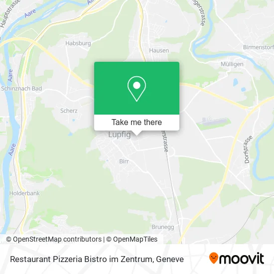 Restaurant Pizzeria Bistro im Zentrum map
