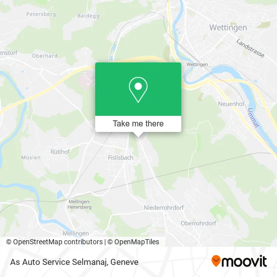 As Auto Service Selmanaj map