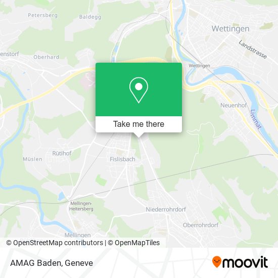 AMAG Baden map