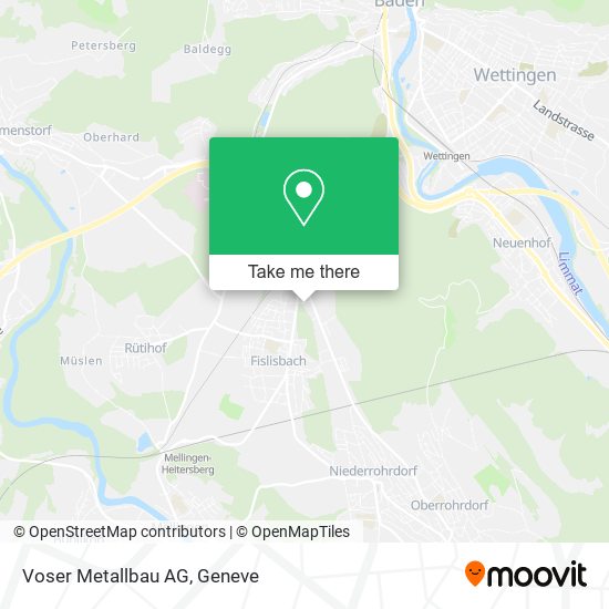 Voser Metallbau AG map