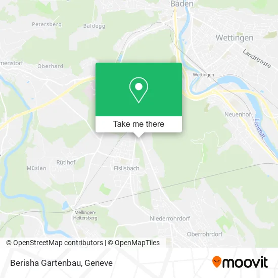 Berisha Gartenbau map