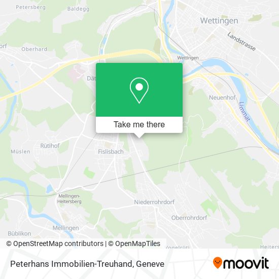 Peterhans Immobilien-Treuhand map