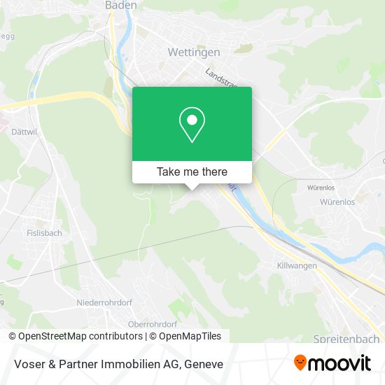 Voser & Partner Immobilien AG map