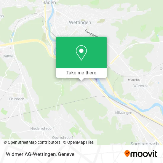 Widmer AG-Wettingen map