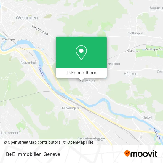 B+E Immobilien map