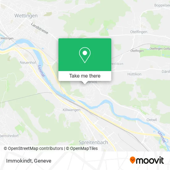 Immokindt map