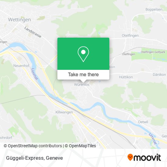 Güggeli-Express map