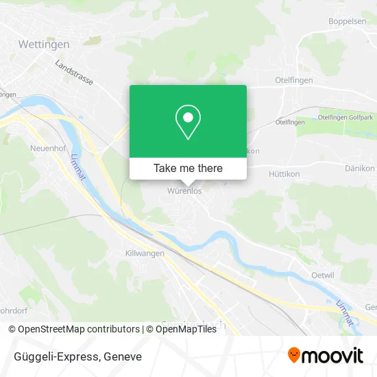 Güggeli-Express map