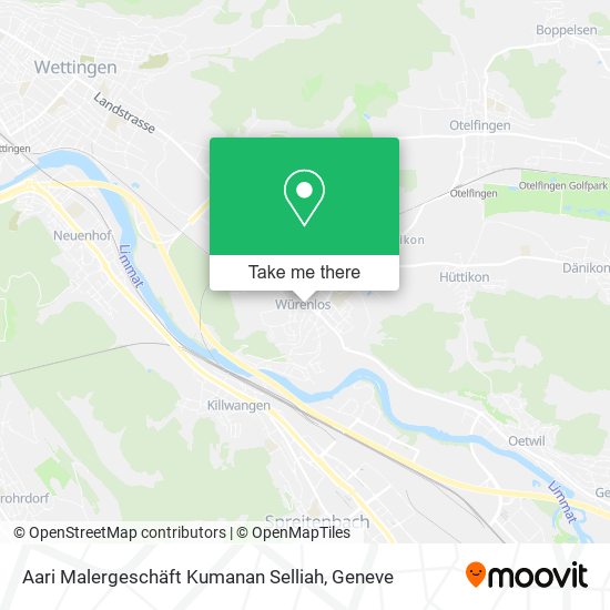 Aari Malergeschäft Kumanan Selliah map