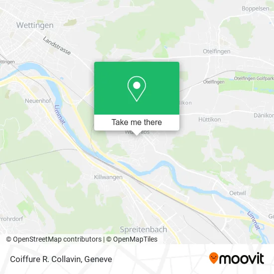 Coiffure R. Collavin map