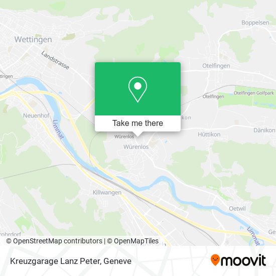Kreuzgarage Lanz Peter map