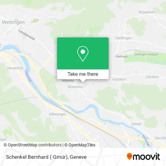 Schenkel Bernhard (-Gmür) map