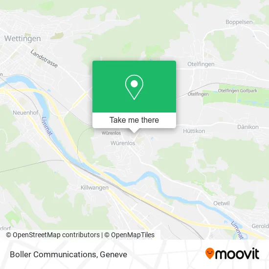Boller Communications map