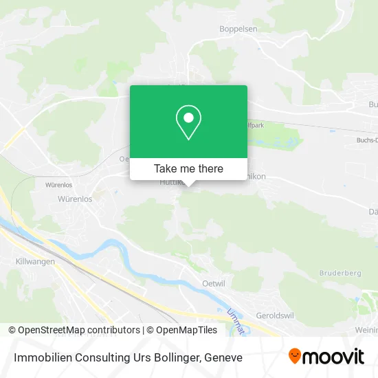 Immobilien Consulting Urs Bollinger map