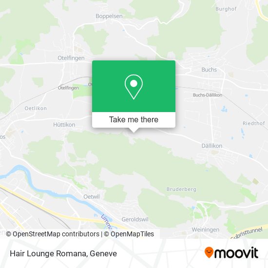 Hair Lounge Romana map