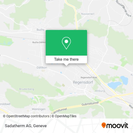 Sadatherm AG map